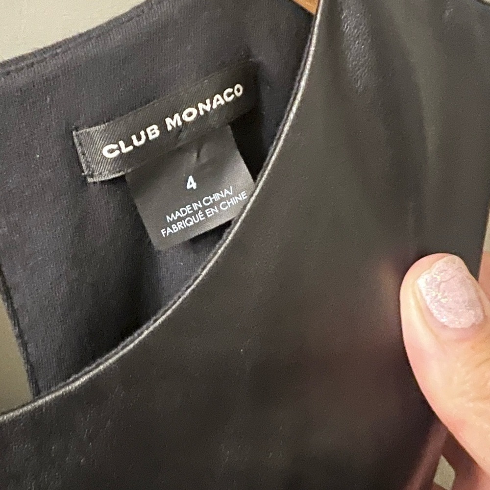 Club Monaco Black Sleeveless Dress - Picture 7 of 9